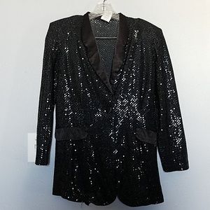 Ladies sequined dress blazer